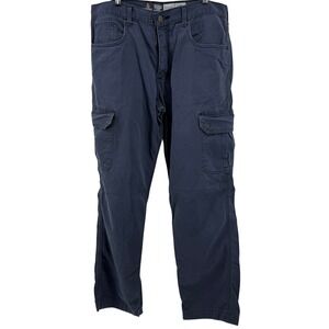 LAPCO FR Flame Resistant Pants Mens 34x32 Gray Cargo Workwear NFPA